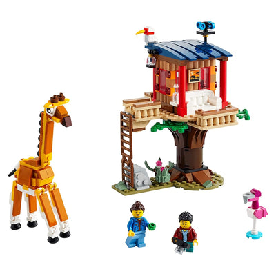 LEGO Creator 3 in 1 Safari Wildlife Tree House Construction Kit 397 Pieces (31116)