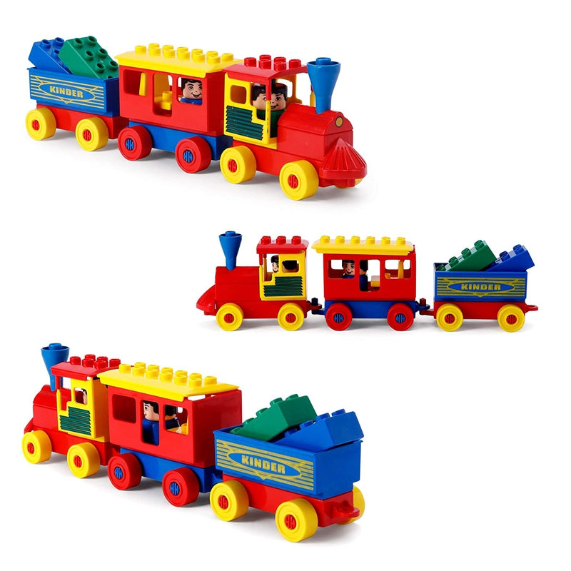 Kinder Blocks Junior Train Set (Building Blocks Set)