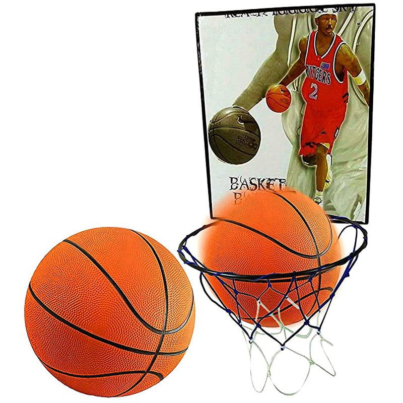 Wall Mountable Basketball Hoop Set (with 5 No. Basketball)