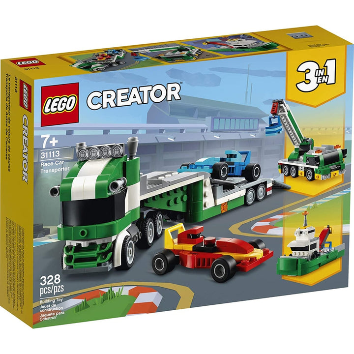 Lego Creator 3 in1 Race Car Transporter Building Kit (31113)