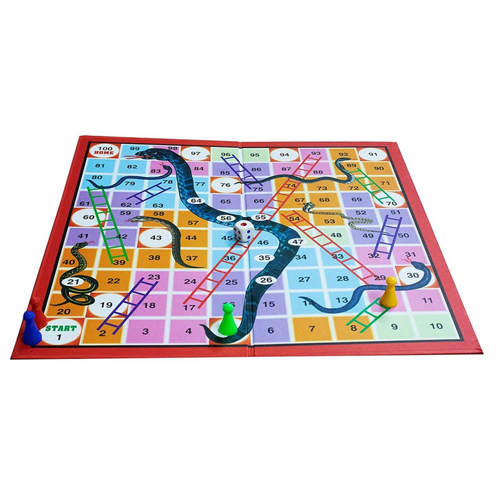 Ekta 4 in 1 Strategy Board Games (Tambola, Chess, Ludo and Snakes & Ladders)