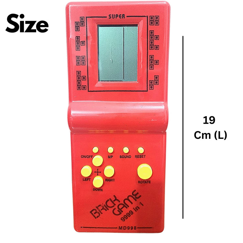 Classic Red Brick Game Handheld Video Game (4-10 Years)