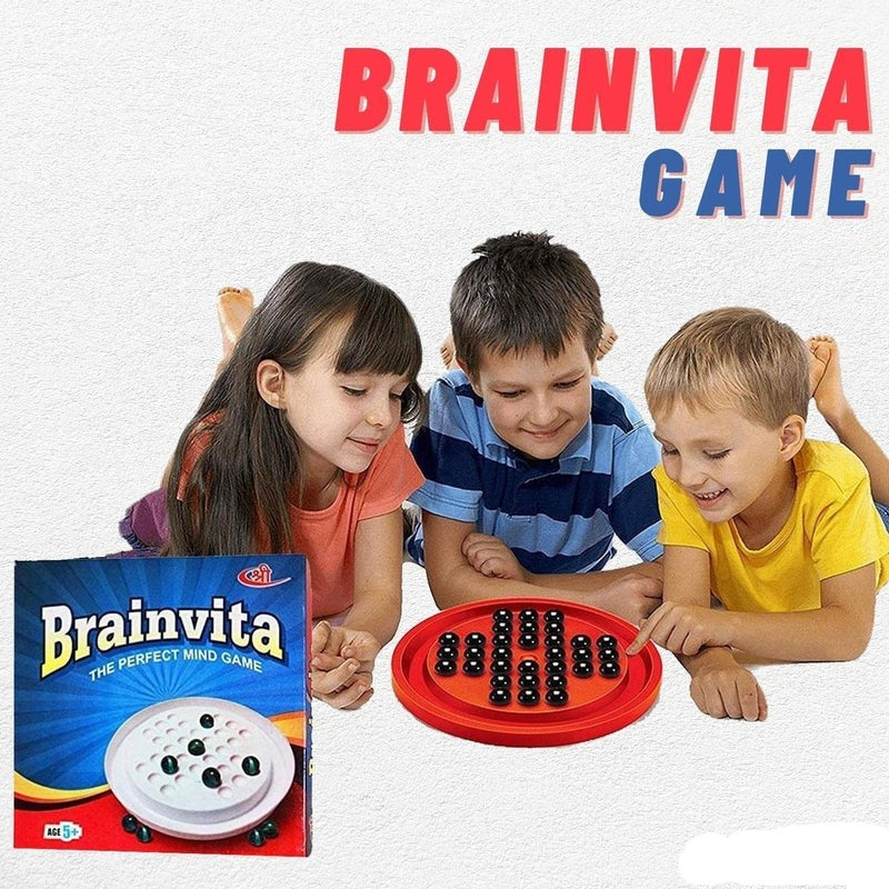 Brainvita Mind Challenging Board Game with Marble Solitaire
