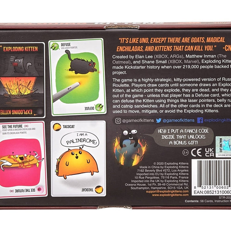 Buy Exploding Kittens (kittens & explosions and laser beams) on ...