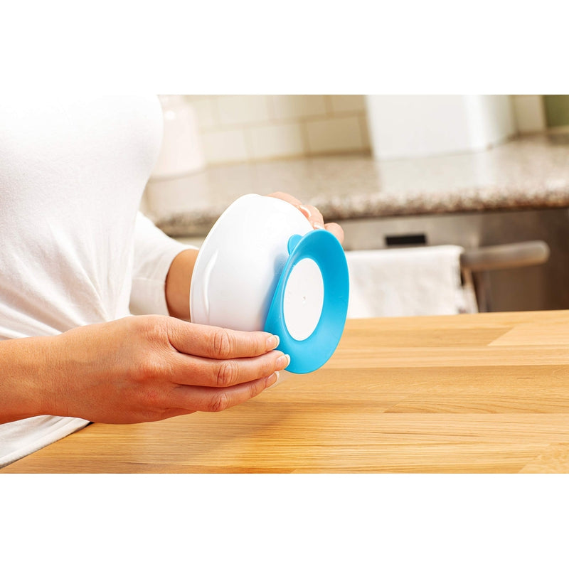 Feeding & Weaning No-Slip Suction Bowls (Blue & Yellow)