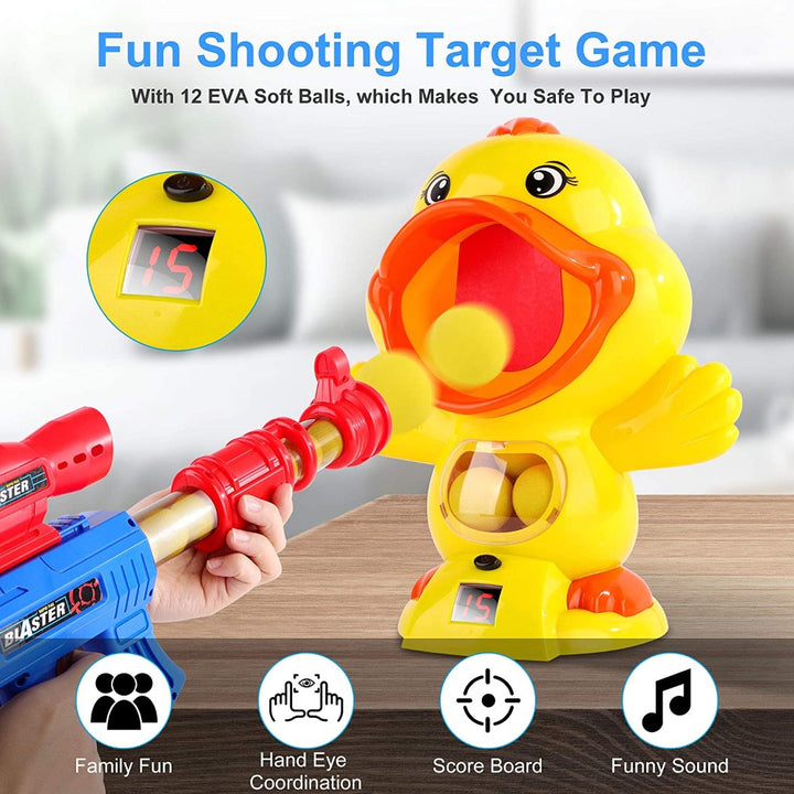 Electronic Hungry Duck Feeding Game - Aim & Target