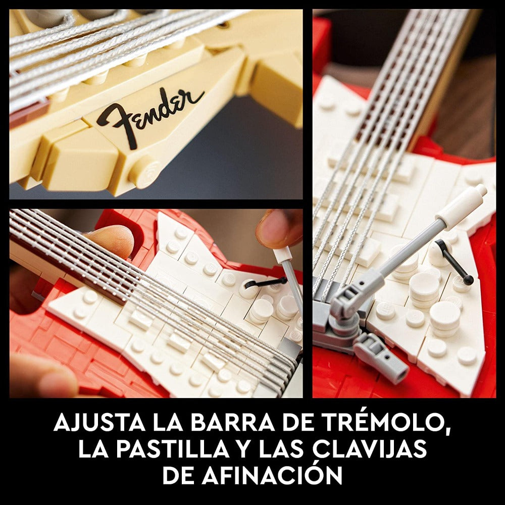 LEGO Ideas Fender Stratocaster 21329 Guitar Building Blocks Kit (1,079 Pieces)