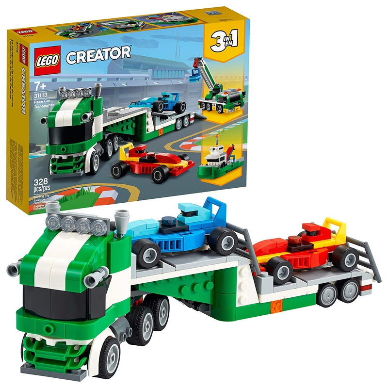 Lego Creator 3 in1 Race Car Transporter Building Kit (31113)