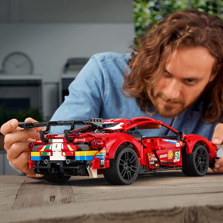 LEGO Technic Ferrari 488 GTE “AF Corse #51” Building Kit (1,677 Pieces) - 42125 -  (COD Not Available)