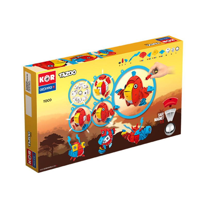Magnetic KOR Tazoo Toco Construction Toys (86 Pieces)