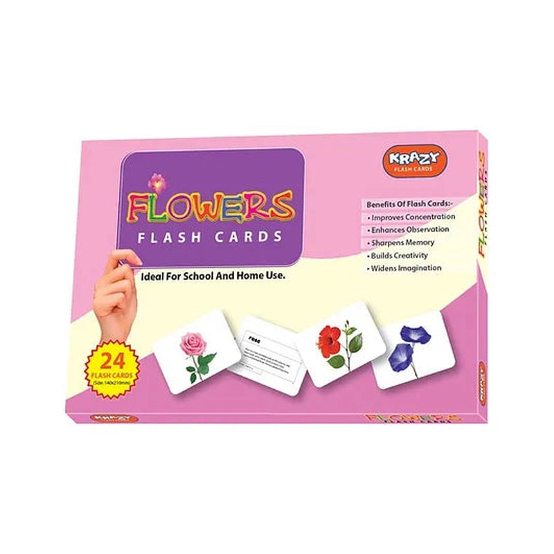 Flowers Education Flash Card for Kids