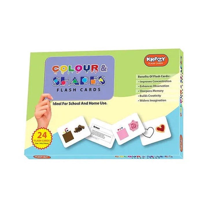 Colour & Shapes Education Flash Card