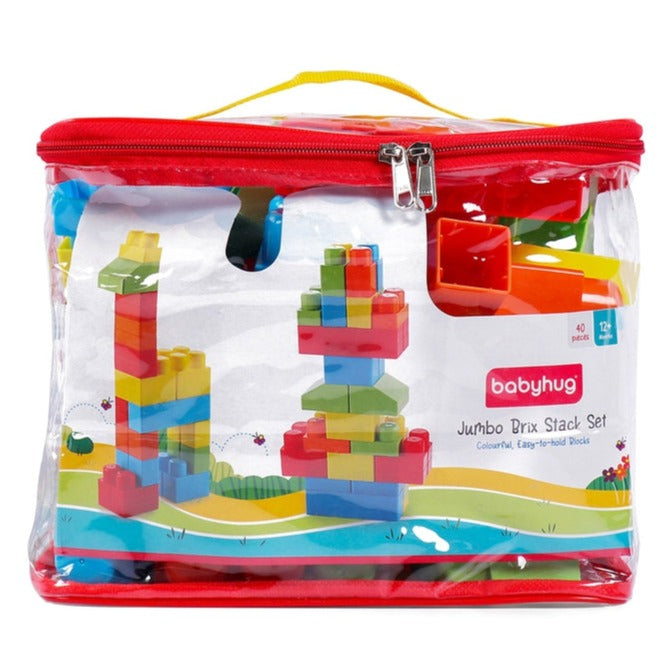 Jumbo Brix PVC Bag (Building Blocks Set) - 40 Pieces