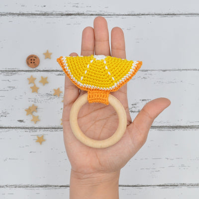 Lemon Crochet Rattle