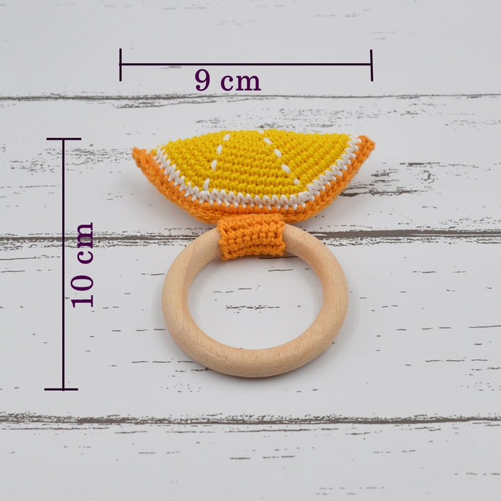 Lemon Crochet Rattle (3-12 Months)