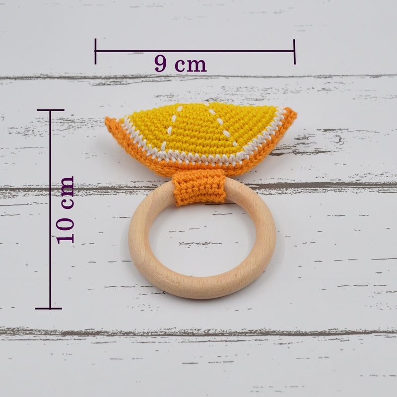 Lemon Crochet Rattle