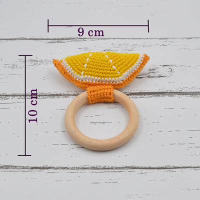 Lemon Crochet Rattle