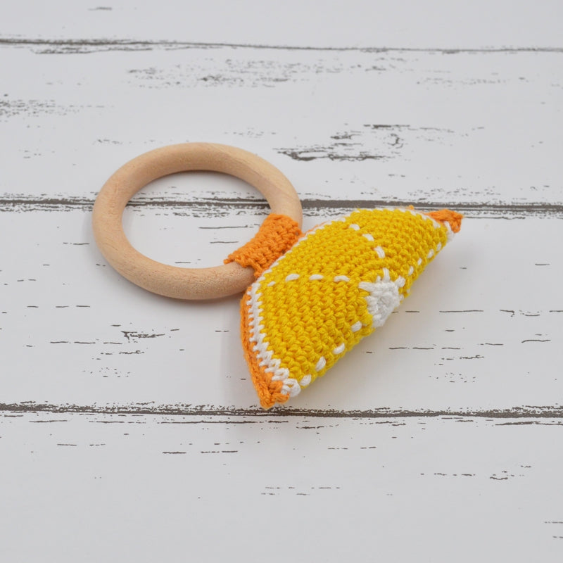 Lemon Crochet Rattle (3-12 Months)