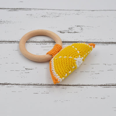 Lemon Crochet Rattle