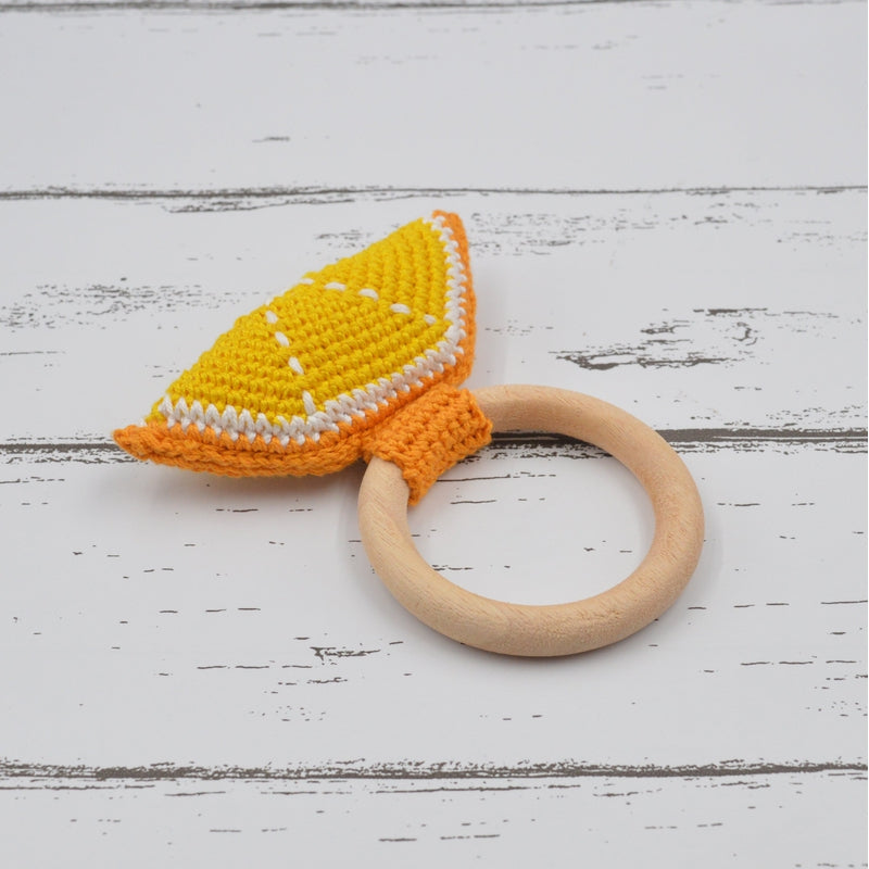 Lemon Crochet Rattle (3-12 Months)