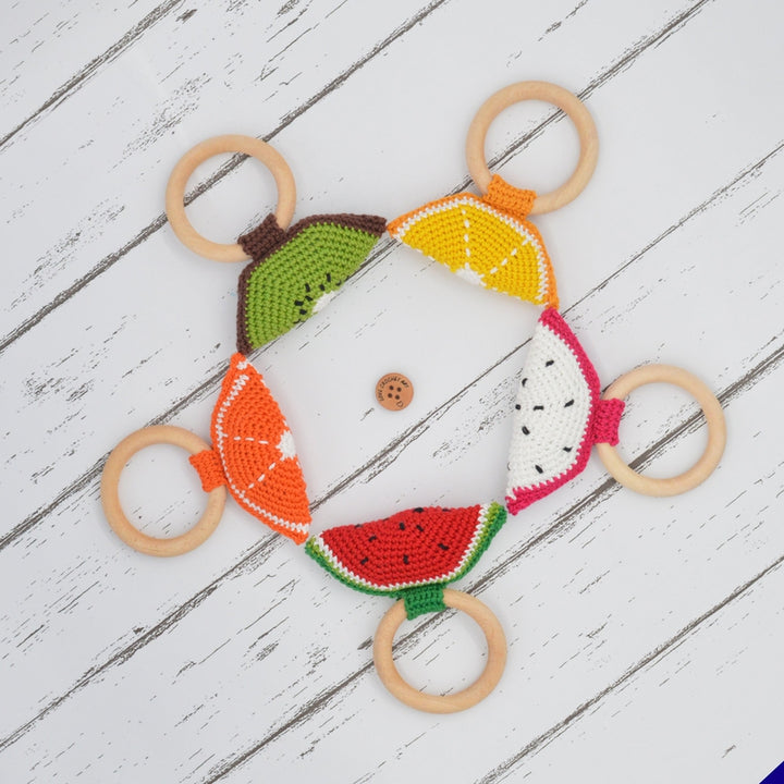 Set of 5 Fruits Rattle (3-12 Months)