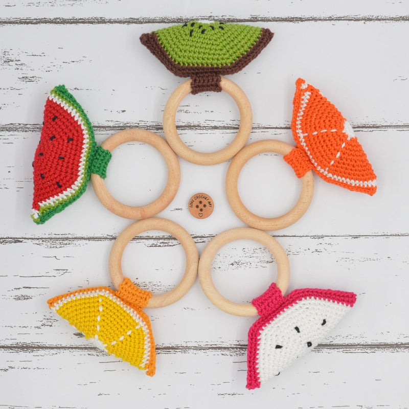 Set of 5 Fruits Rattle (3-12 Months)