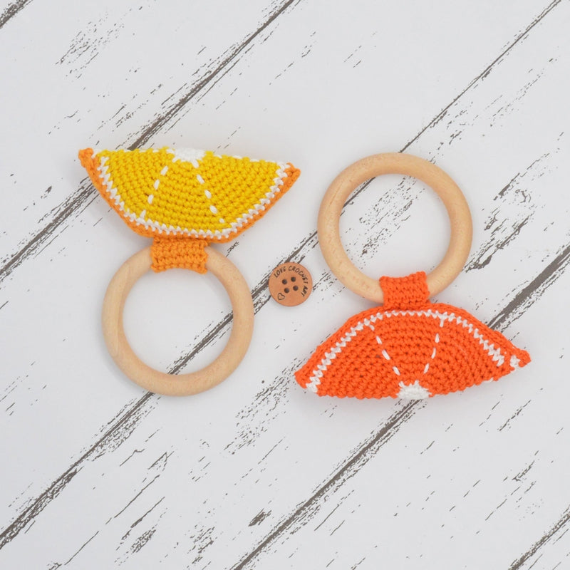 Set of 2 Fruits Rattle