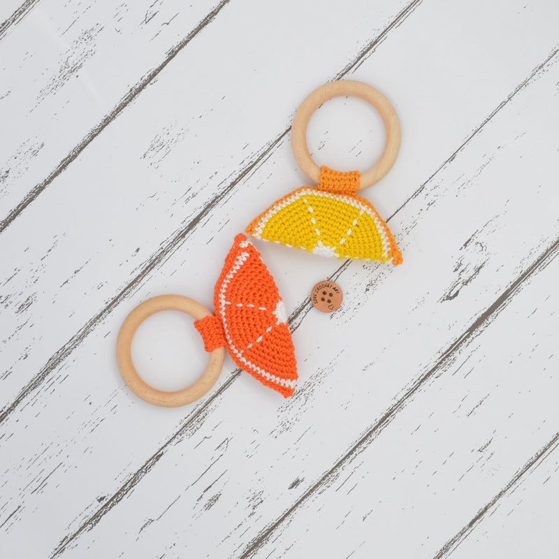 Set of 2 Fruits Rattle