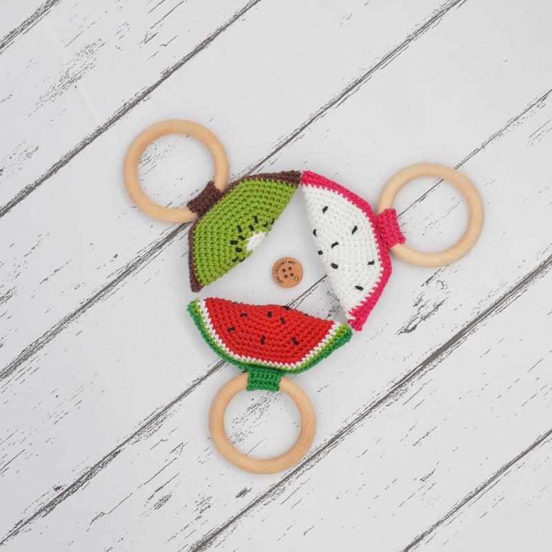 Set of 3 Fruits Rattle (3-12 Months)