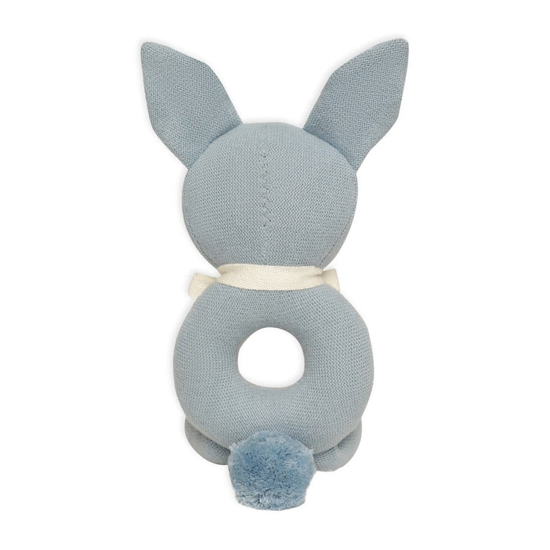 Ring Rattle Shape Soft Toy- Blue