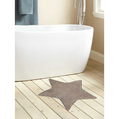 Star Design Bath Mat- Grey