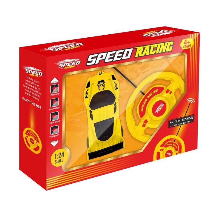 Racing Car Model Yellow ( 1 : 24 )