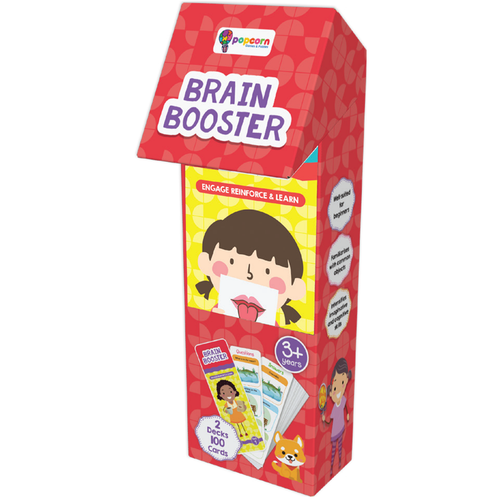 Brain Booster - Engage Reinforce & Learn | 2 Decks 100 Cards (3-6 Years)