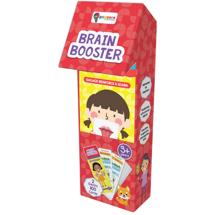 Brain Booster - Engage Reinforce & Learn | 2 Decks 100 Cards (3-6 Years)