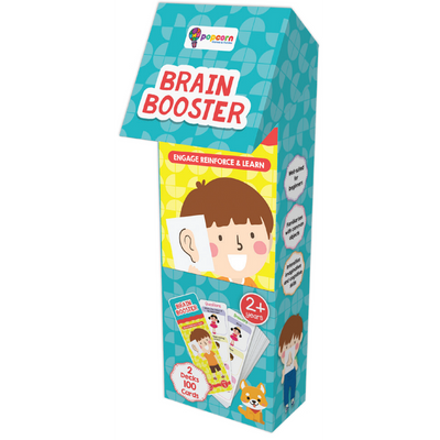 Brain Booster- Engage Reinforce and Learn 2 Decks 100 Cards (3 Years & Above)