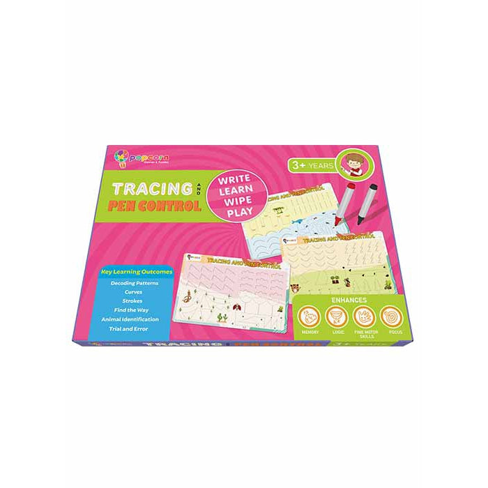 Tracing & Pen Control Write & Wipe Activity Mats