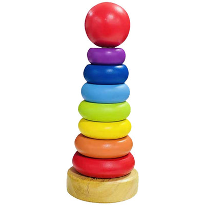 My First Wooden Stacking Rings For Kids