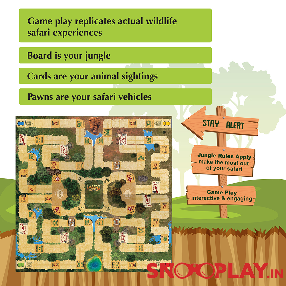 Spots & Stripes - Nilgiris Biosphere Jungle Wildlife Safari Adventure Board Game