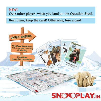 Grand Tundra - Arctic Circle Wildlife Safari Adventure Premium Edition Board Game