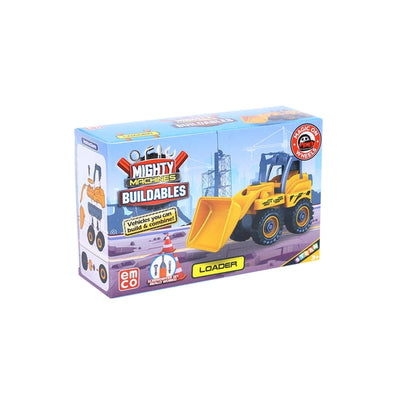 Mighty Machines Buildables-Loader| Build & Combine Vehicle| Easy To Build Pull Back & Friction Vehicle