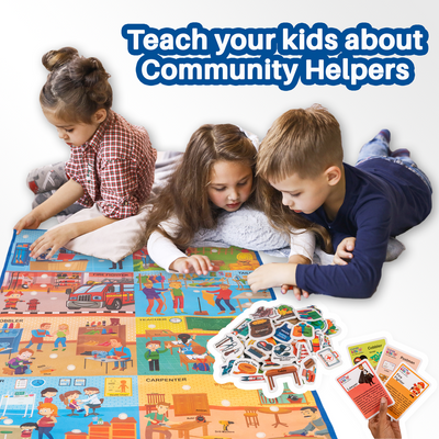 Our Helpers Educational Activity Mat