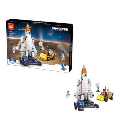 Aerospace Launching Base Building Blocks Toy Kit (896 Pcs)