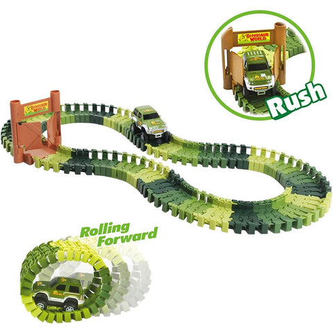 Ultimate Dinosaur 360 Track Set (142 Pieces Set)