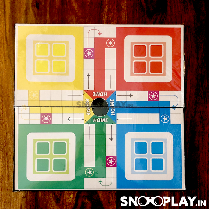 Foldable Magnetic Ludo and Snakes & Ladders Board Game (4 Years till Grown Ups)