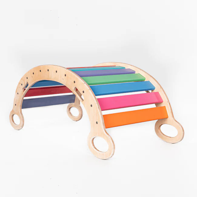 Rainbow Rocker & Balance Board - Large (1-7 Years) | COD Not Available