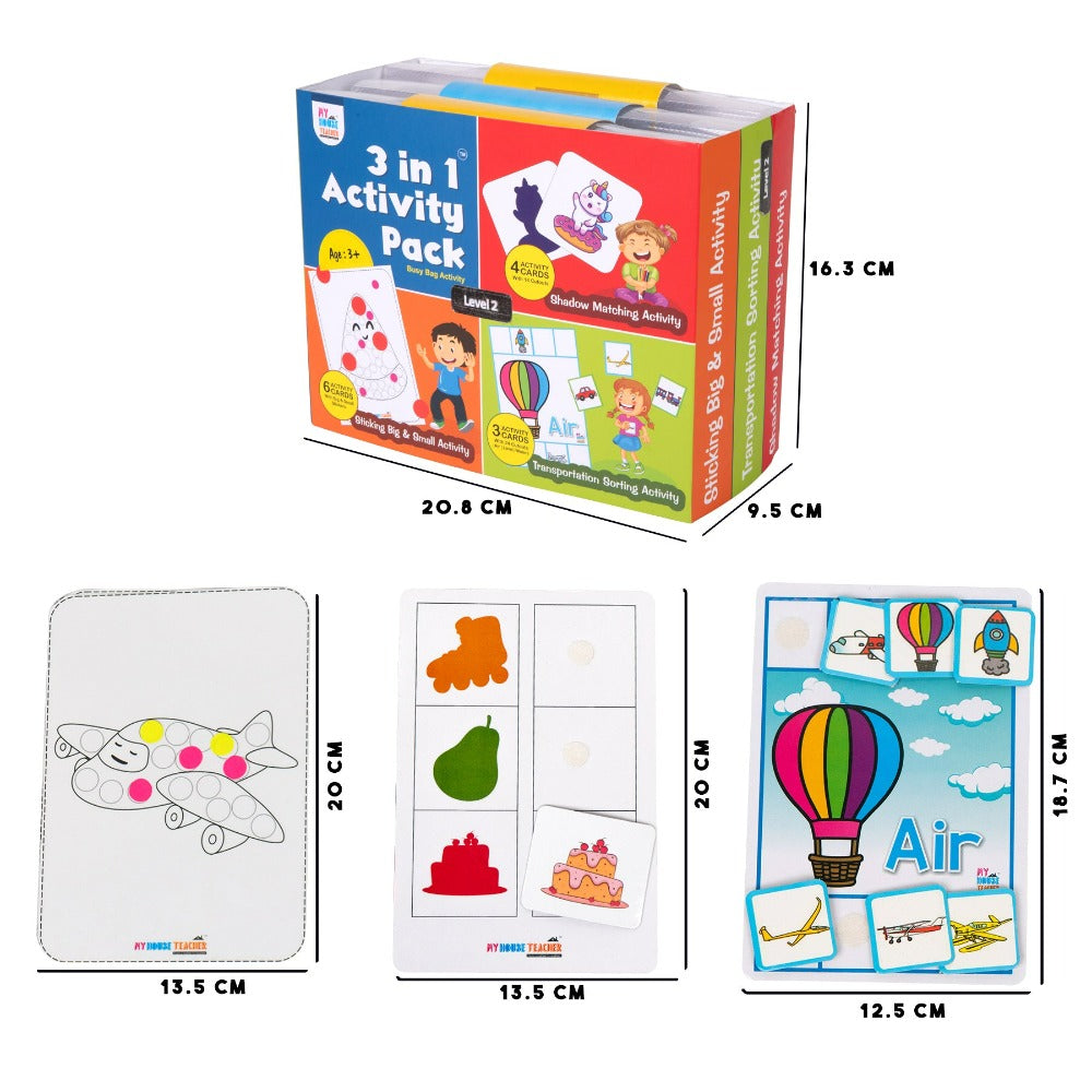 3 in 1 Activity Bundle Set 2 for babies and toddlers