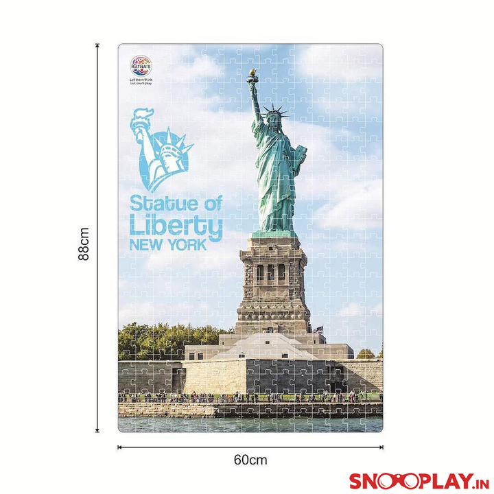 Jumbo Floor Jigsaw Puzzle - London Bridge, Eiffel Tower, Statue of Liberty