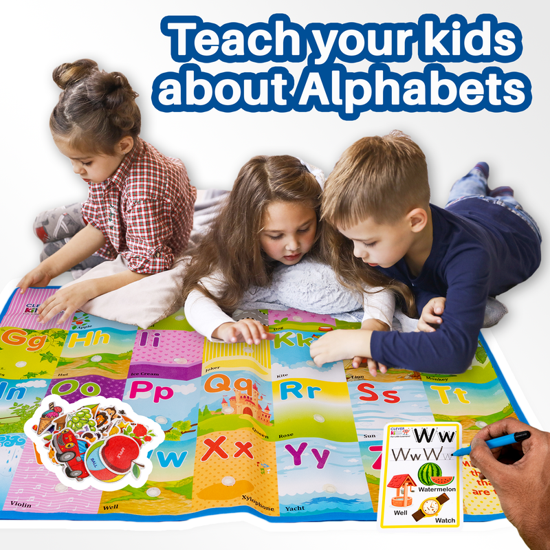 Alphabet Activity Mat (Educational Activity Map with Alphabets)