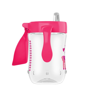 Feeding & Weaning Sipper Soft-Spout Toddler Cup W/ Handles - Pink Llama Deco