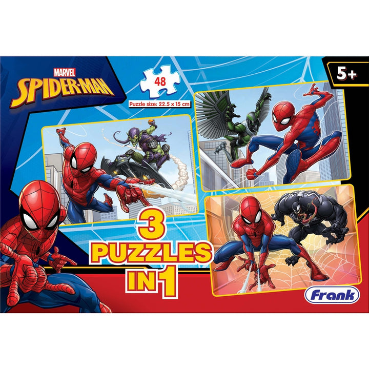 Spider-Man - 3 in 1 Puzzle - 48 Pieces Each